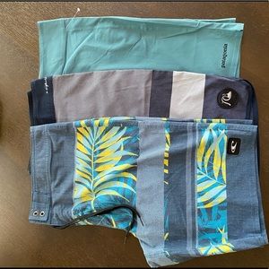 3 Board Shorts Quicksilver, O’Neil, Patagonia 34